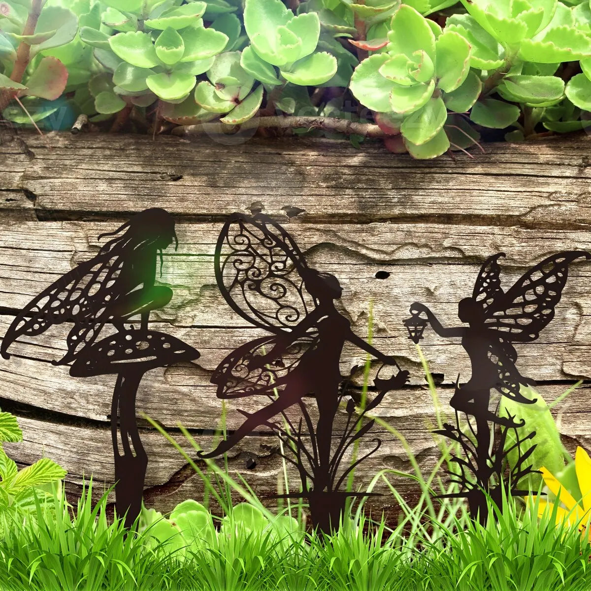 Rynx | Metal Garden Fairy Outdoor Decor - Enhance Your Patio and Lawn with Enchanting Charm
