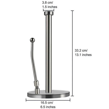 Rynx | Elegant stainless steel paper roll holder for kitchen and bathroom
