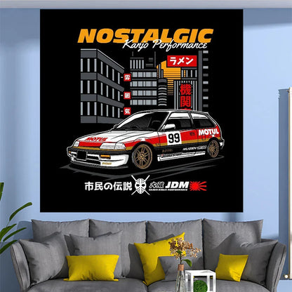 Rynx | JDM Car Wall Tapestry