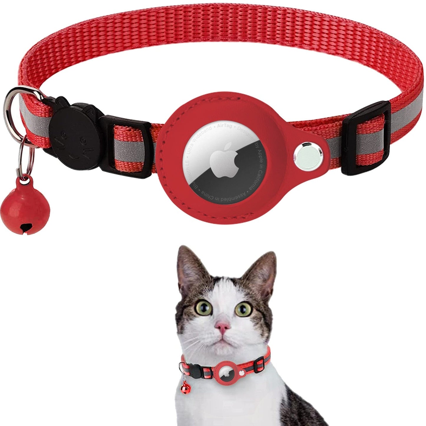 RYNX | Airtag Cat Tracking Collar - GPS Finder & Anti-Loss
