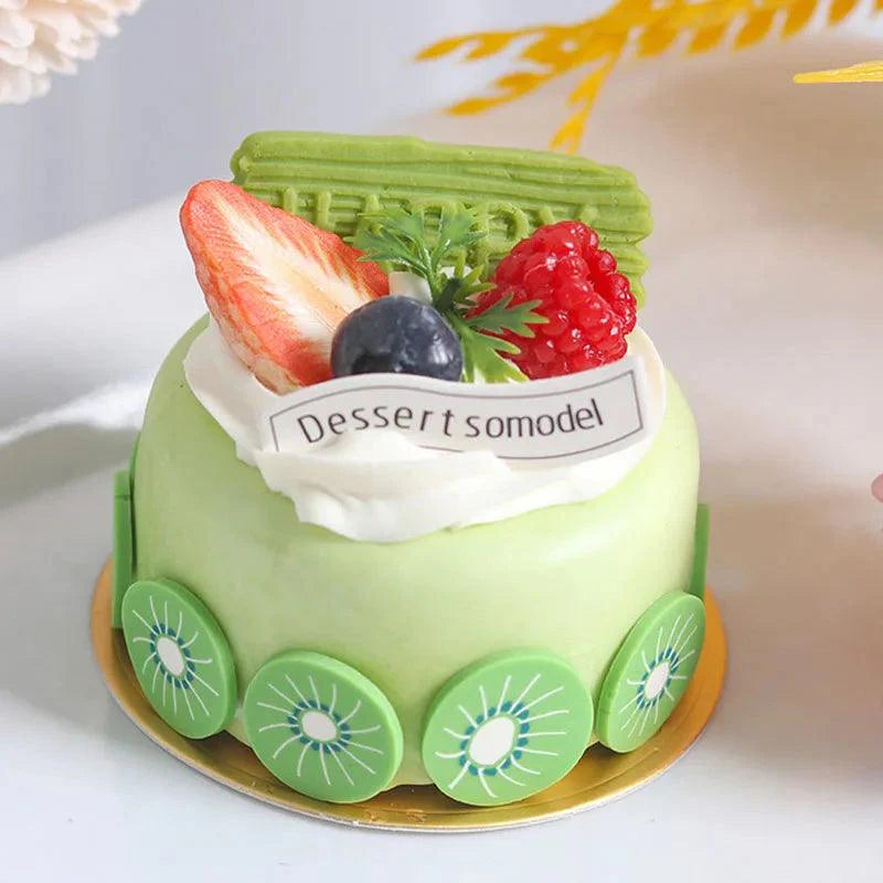 Rynx | Realistic Faux Fruit Cake Model for Home Decor and Photography - 1 pc. FCYY-MIX2