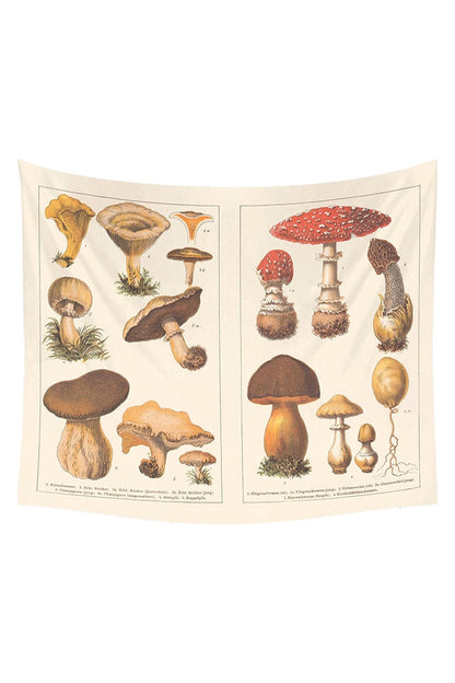 Rynx | Mushroom Map Tapestry