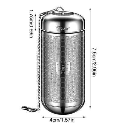 Rynx | Stainless Steel Tea Infuser & Spice Strainer - Locking Mesh Ball Filter for Tea & Seasoning