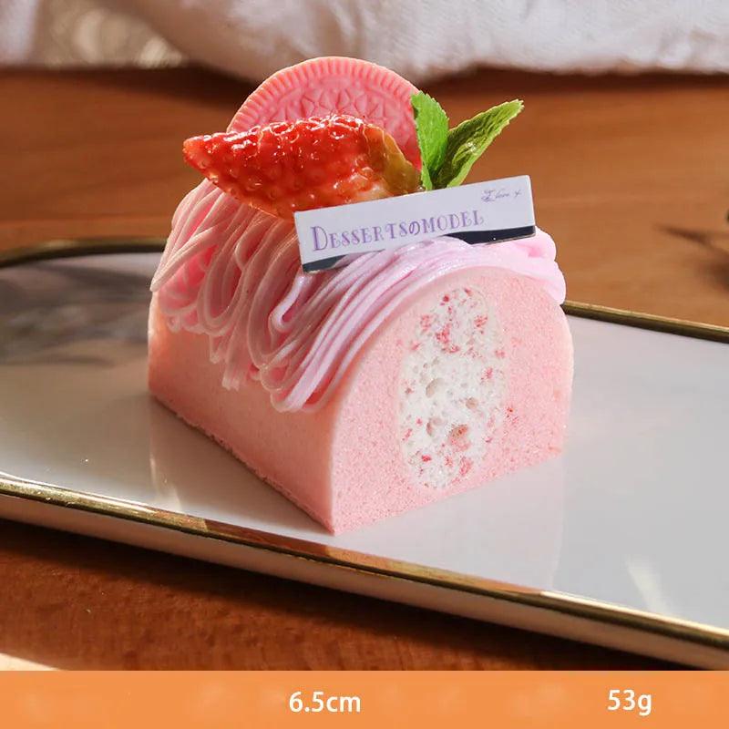 Rynx | Realistic Faux Fruit Cake Model for Home Decor and Photography - 1 pc. FCYY-MIX2
