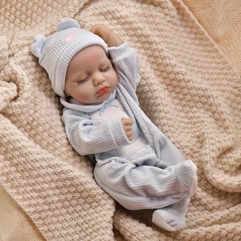 Rynx | 16-Inch Life-Like Reborn Baby Girl Doll - Realistic Full Vinyl Body with Outfit, Ideal for Gifts and Collectors