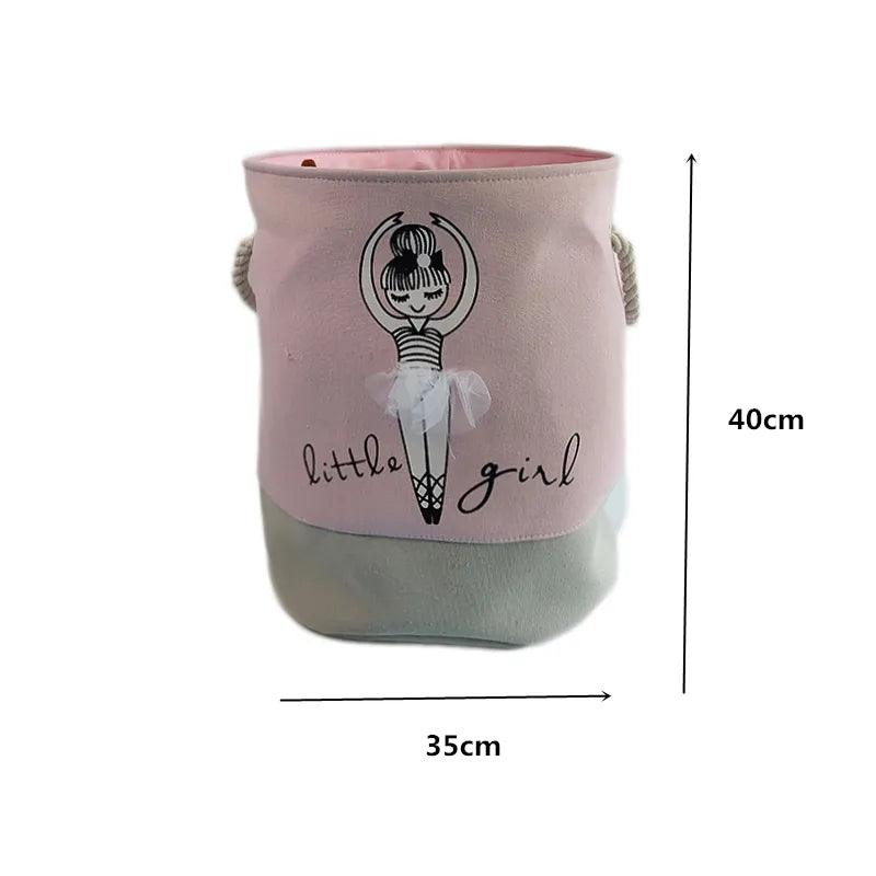 Rynx | Stylish collapsible storage basket made of canvas for children