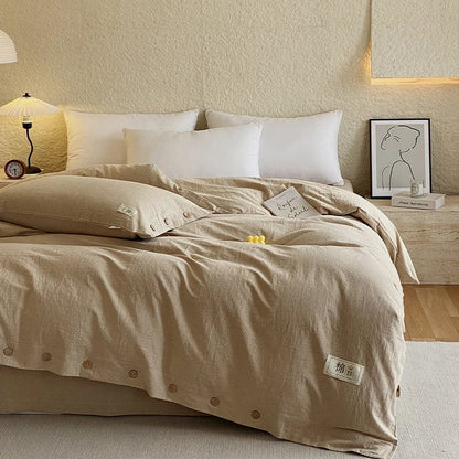 Rynx | 100% Cotton Duvet Cover Stripes Bedspread Skin-friendly Bedding Comforter Cover High-quality Duvet Cover duvet cover