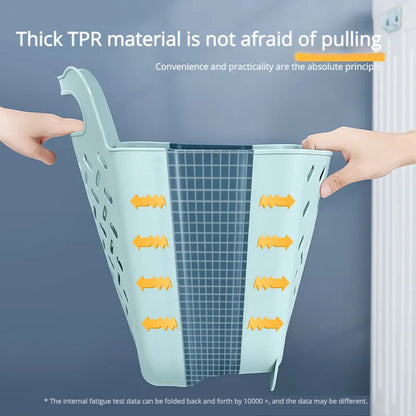 Rynx | Space-Saving Wall-Mounted Folding Laundry Basket - Your Household Laundry and Bathroom Organizer