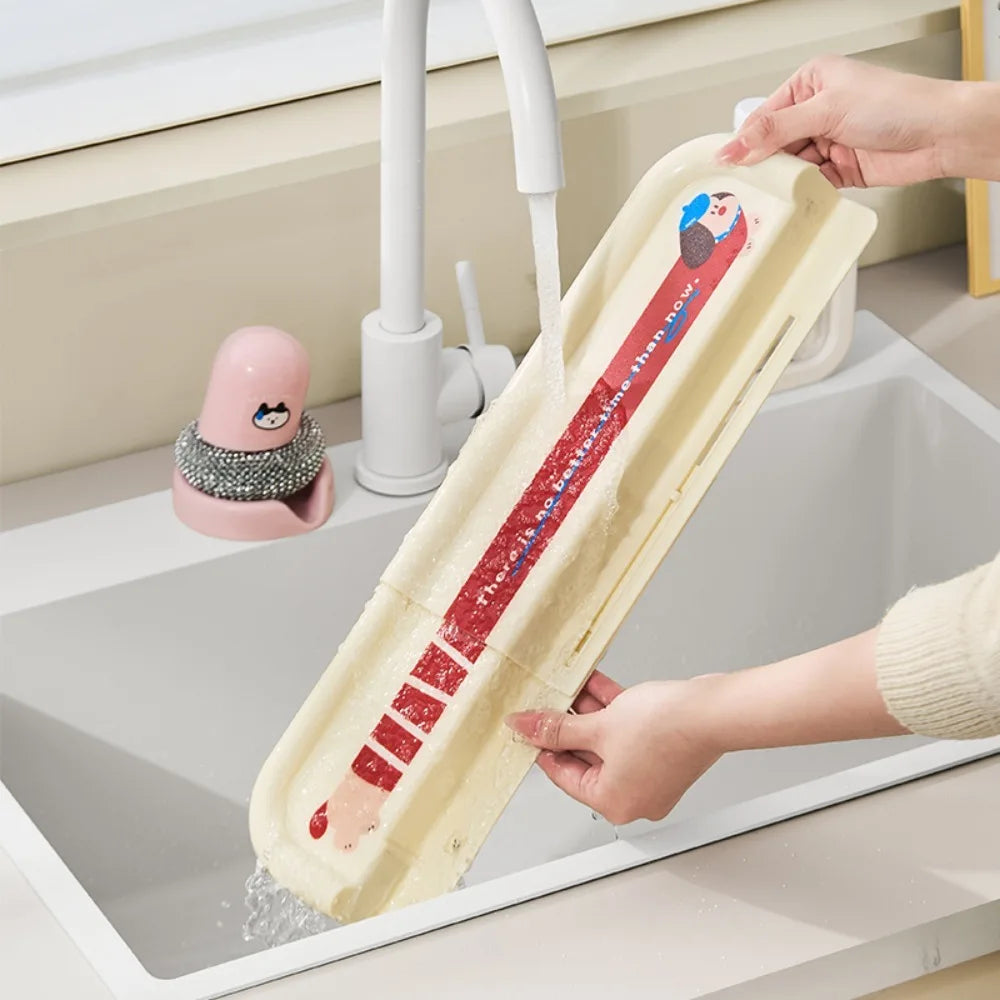 Rynx | Built-in Basket Adjustable Sink Water Splash Protector