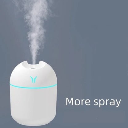 Rynx | 250ML USB Mini Air Humidifier - Ultrasonic Aroma Essential Oil Diffuser with LED Lamp for Home and Car