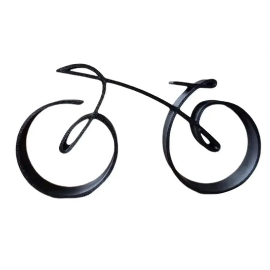 Rynx | Elegant Cyclist Decor Wire Frame Bicycle Sculpture Minimalist Style Fine Craftsmanship Home Decor Gift for Cyclists