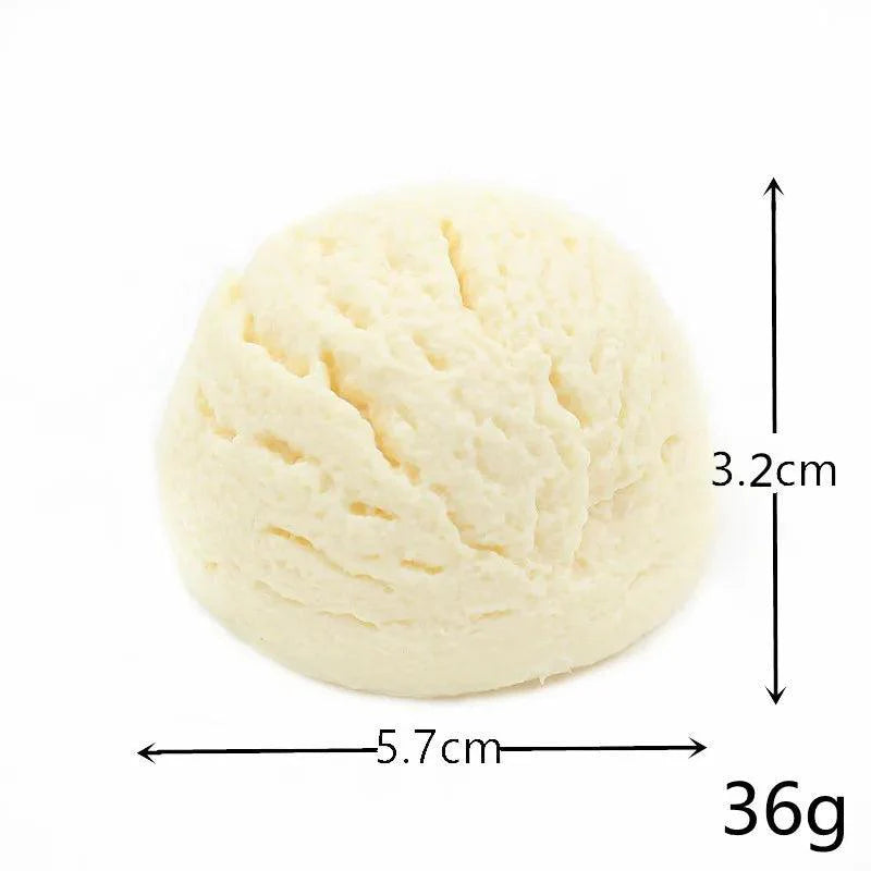 Rynx | Life-like resin ice cream cone model - Realistic fake dessert decoration for photography and home decor