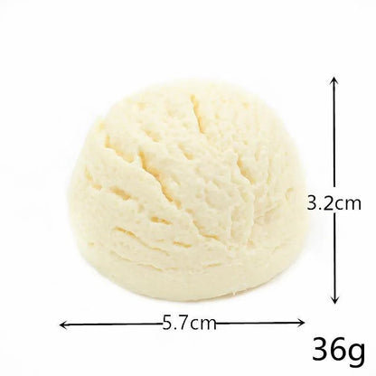 Rynx | Life-like resin ice cream cone model - Realistic fake dessert decoration for photography and home decor