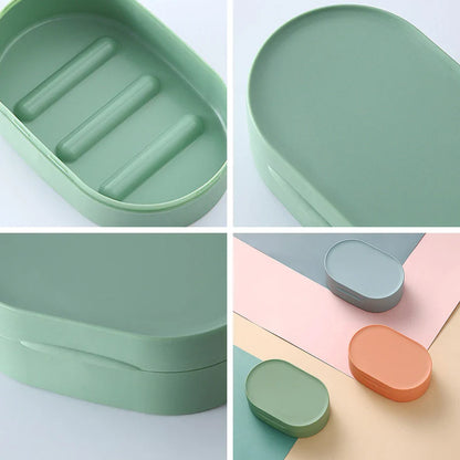 Rynx | On-the-Go Suds: Round Travel Soap Holder with Waterproof Seal - Bathroom Bliss in a Box!