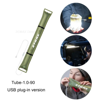 Rynx | Inflatable Solar LED Tube Light - LumiGlow Pro