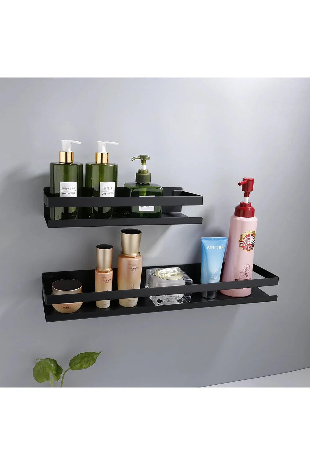 Rynx | black floating shelves