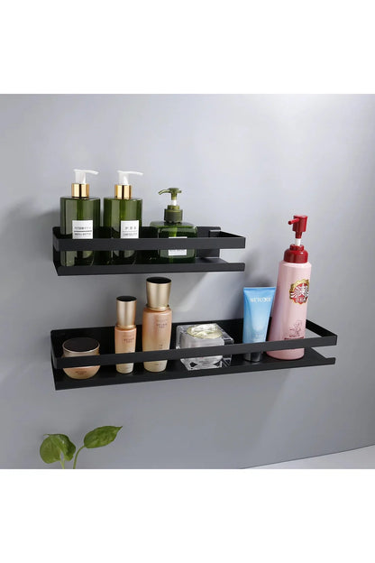 Rynx | black floating shelves
