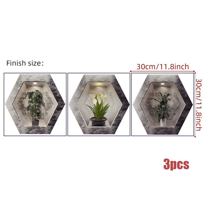 Rynx | Wall Decorative Potted Plant Stickers