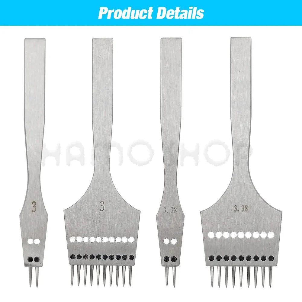 Rynx | Premium Replaceable Round Chisel Tool Set for Leatherworking