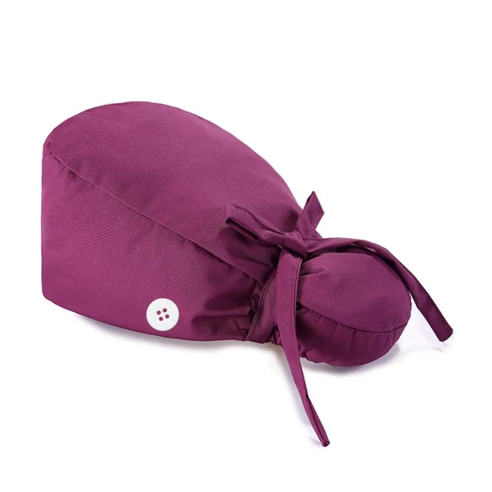Rynx | Adjustable surgical cap with ponytail holder and buttons