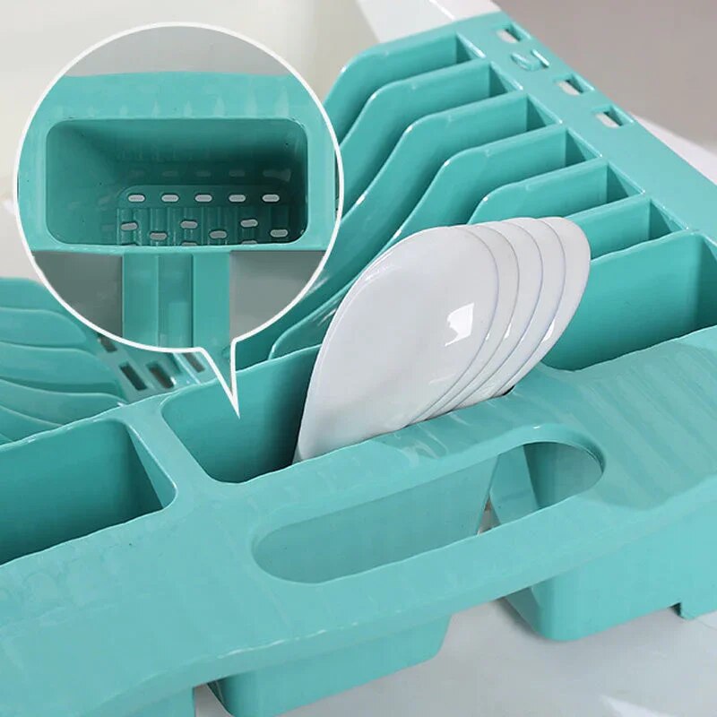 Rynx | Efficient Kitchen Retractable Dish Drain Rack