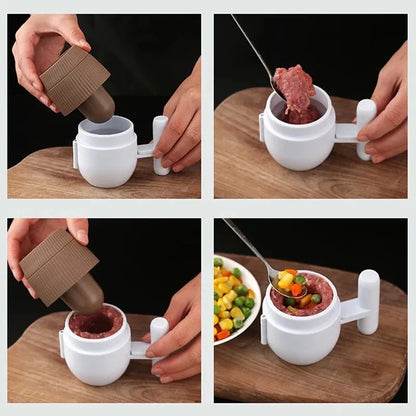 Rynx | Easy Press Non-Stick Stuffed Meatball Maker Mold
