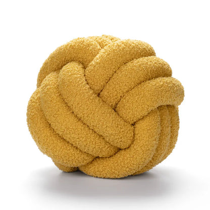 Rynx | Throw Pillow - Cozy - Hand-knotted Ball - Sheepskin