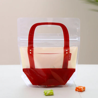 Rynx | LBSISI Life 50pcs Laser Cookie Baking Biscuit Bread Zipper Handle Bags - Ideal for Candy, Snack, Chocolate, and Gift Packing