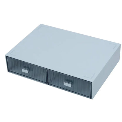 Rynx | Acrylic Pen Holder Storage Box Desktop Stationery Pen Box Office Transparent Large Capacity Drawer Makeup Organizer Cosmetics