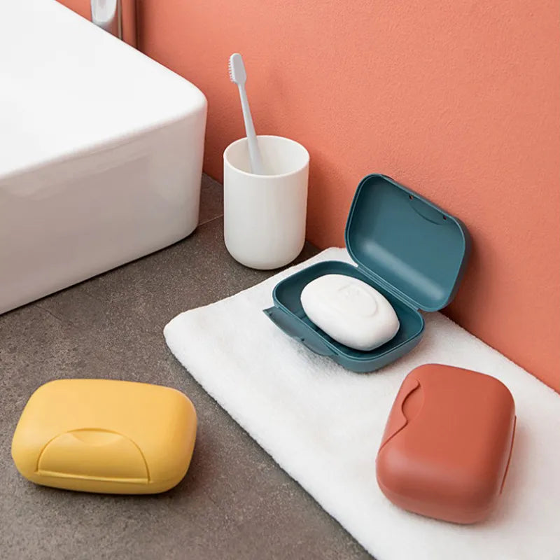 Rynx | Stylish & Portable Travel Soap Box - Waterproof, Leak-Proof, and Compact Bathroom Storage Sealed Box in Four Colors
