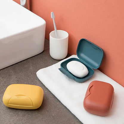Rynx | Stylish & Portable Travel Soap Box - Waterproof, Leak-Proof, and Compact Bathroom Storage Sealed Box in Four Colors
