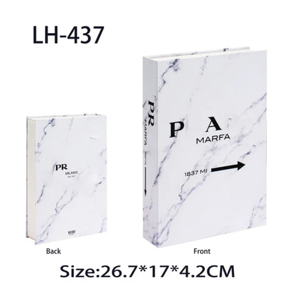 Rynx | Luxury Fake Books for Decor - Elegant Living Room Coffee Table Ornaments and Remote Control Storage Box
