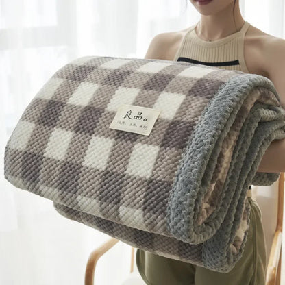 Rynx | Plaid Knit Blanket