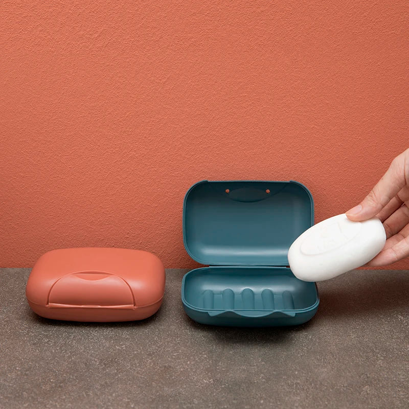 Rynx | Stylish & Portable Travel Soap Box - Waterproof, Leak-Proof, and Compact Bathroom Storage Sealed Box in Four Colors