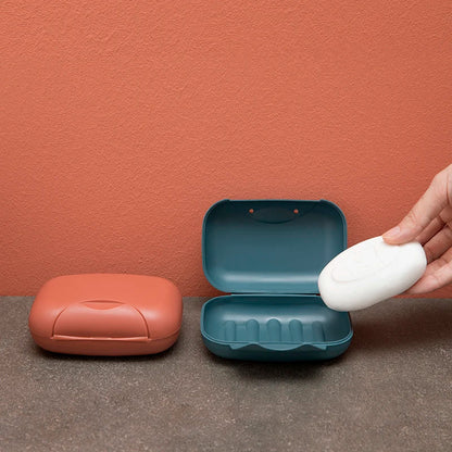 Rynx | Stylish & Portable Travel Soap Box - Waterproof, Leak-Proof, and Compact Bathroom Storage Sealed Box in Four Colors