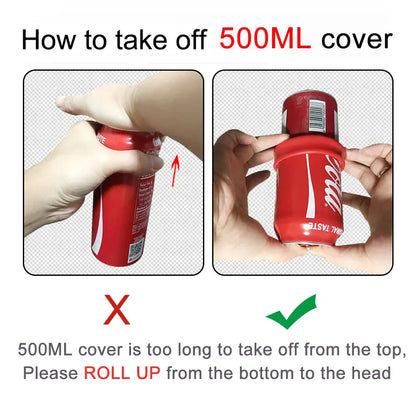 Rynx | Silicone Beer Can Cover: Hide-a-Beer Bottle Sleeve for 330ml to 500ml Cans - Perfect for Golf, Basketball, Park, and Beach