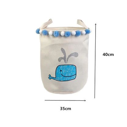 Rynx | Stylish collapsible storage basket made of canvas for children