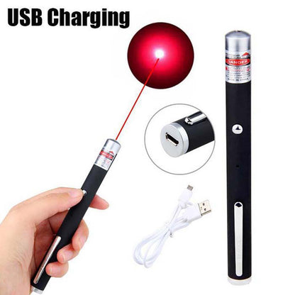Rynx | Multicolored USB Laser Pen: Enhance presentations and playtime with pets