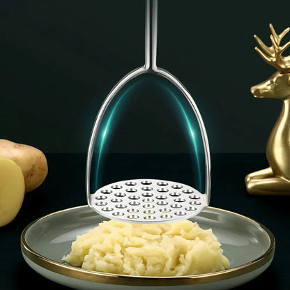 Rynx | Rvs Potato Masher - Wooden Handle - Sustainable And Efficient