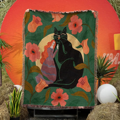 Rynx | Boho Garden Flower Blanket