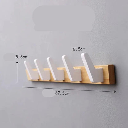 Rynx | Stylish wall coat rack made of solid wood for elegant home organization