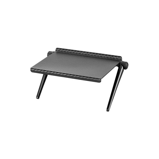 Rynx | Multifunctional adjustable media shelf with cable management - contemporary device holder