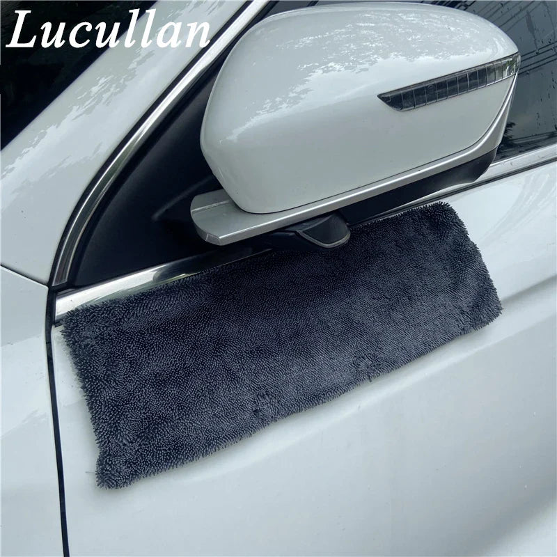 Rynx | Lucullan Magnet Premium Microfiber Towels: Twist Loop Towels for Drying Door Handles & Mirrors - Absorbent & Quick Drying