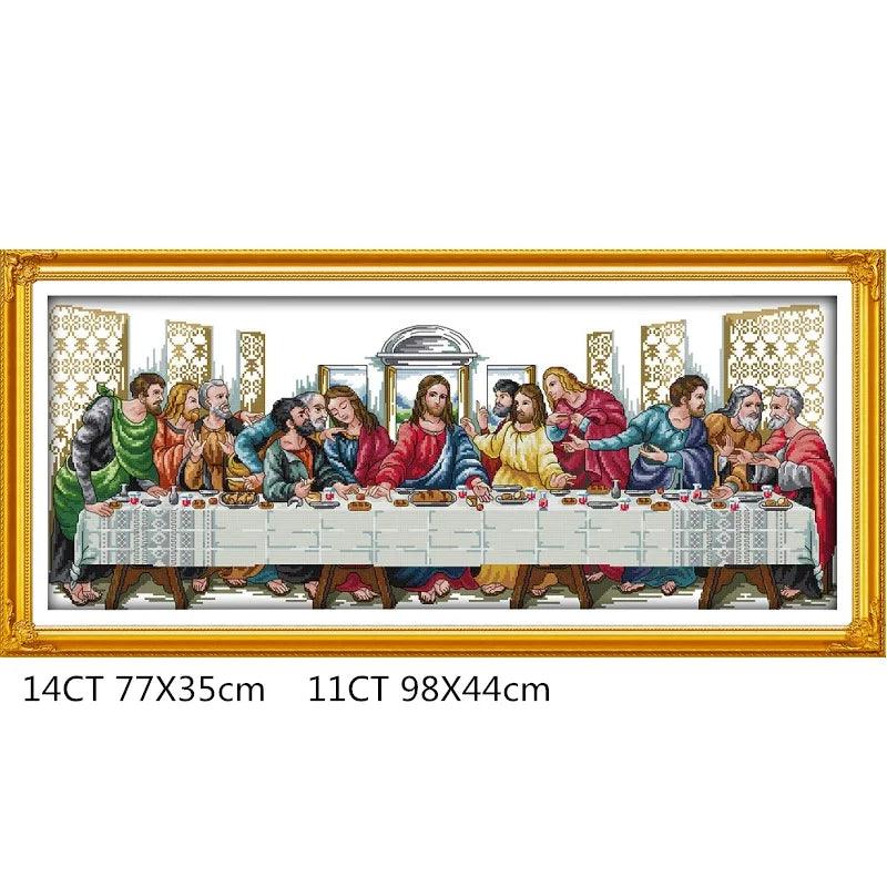 Rynx | The Last Supper Cross-Stitch Craft Kit - Inspiring DIY Home Art Project