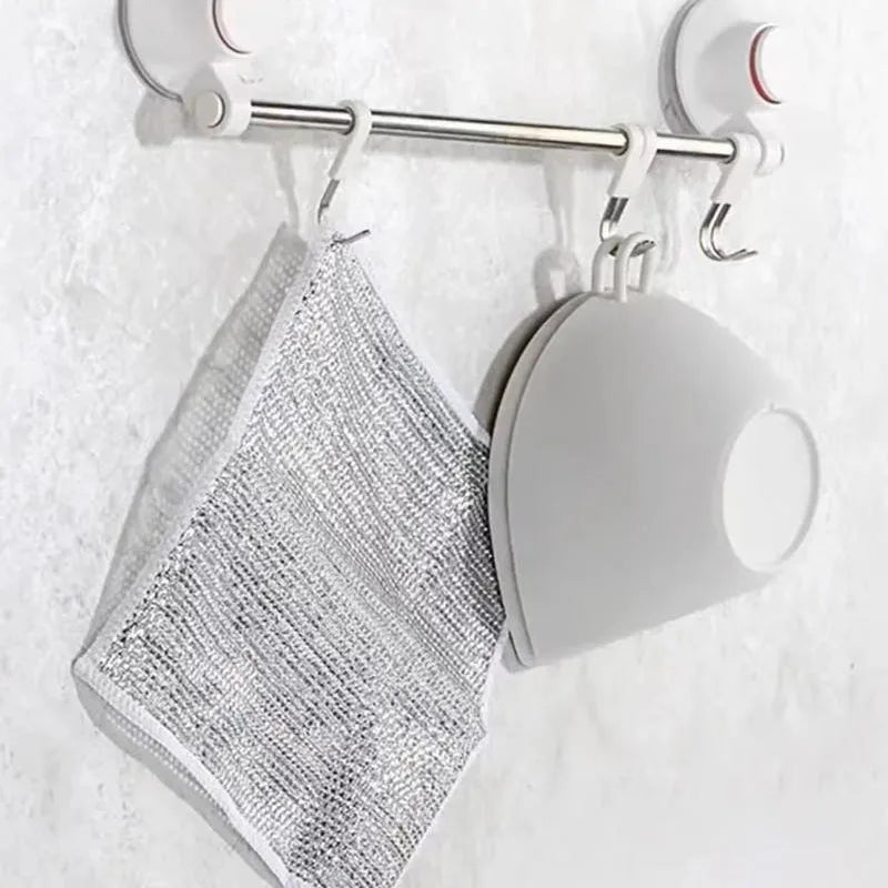 Rynx | Effortless Kitchen Cleaning with Reusable Steel Wire Cleaning Cloth - Say Goodbye to Stubborn Stains and Rust!