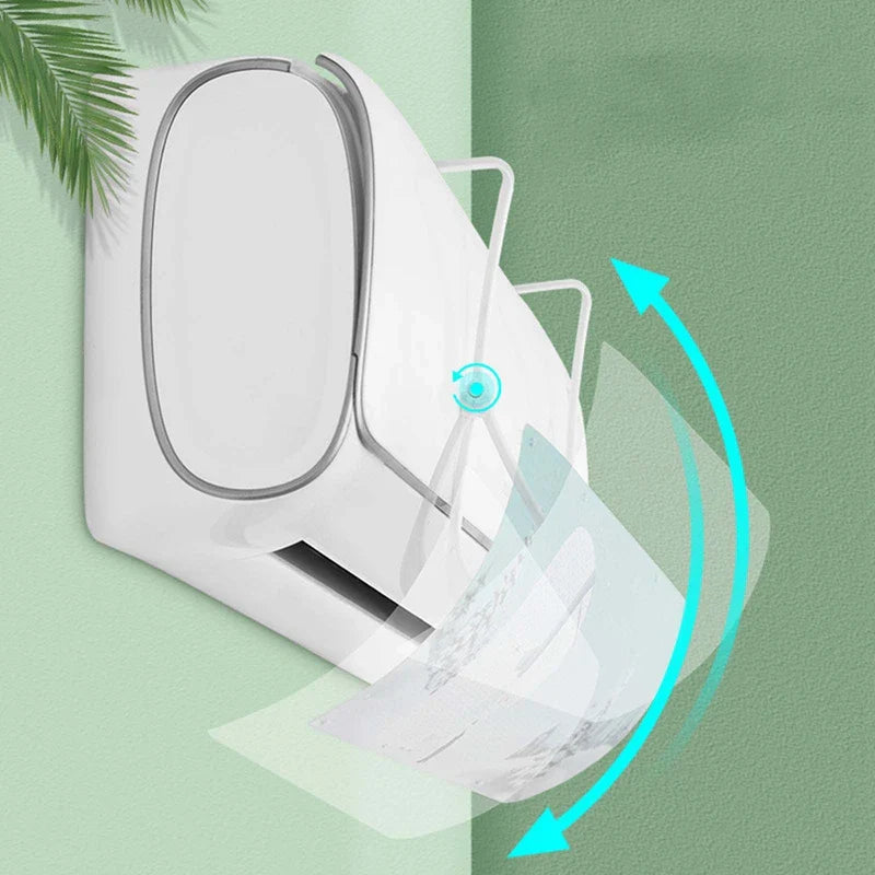 Rynx | Adjustable Air Conditioner Wind Deflector - Air Wind Shield Baffle to Prevent Direct Blowing, Guide Dust Cover