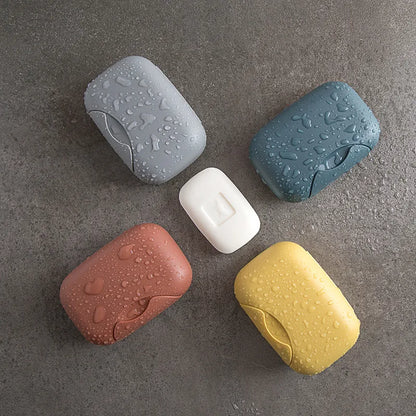 Rynx | Stylish & Portable Travel Soap Box - Waterproof, Leak-Proof, and Compact Bathroom Storage Sealed Box in Four Colors