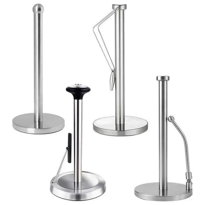 Rynx | Elegant kitchen roll holder made of stainless steel with dual mounting options