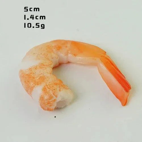 Rynx | Realistic PVC Shrimp Sculpture for Home Decor and Creative Play