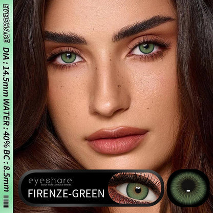 Rynx | New Fashion Colored Contact Lenses Naturally Brown Contact Blue Lenses Gray Pupils Cosmetic Colored Lenses Green Eye Lenses